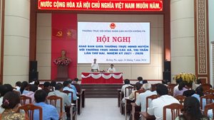 Thường trực HĐND huyện krông pa tổ chức Hội nghị giao ban giữa Thườ...