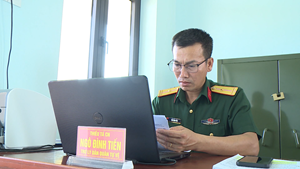 Thiếu tá Ngô Đình Tiến – Tận tụy, trách nhiệm, giỏi chuyên môn nghi...