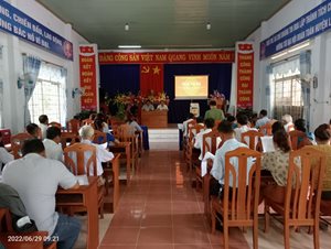 UBND xã Chư Drăng tổ chức Hội nghị sơ kết 6 tháng đầu năm và triển ...