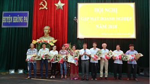 UBND huyện Krông Pa tổ chức Hội nghị gặp mặt doanh nghiệp năm 2018