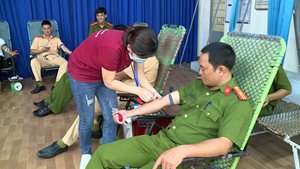 Huyện Krông Pa tổ chức hiến máu tình nguyện đợt I năm 2022