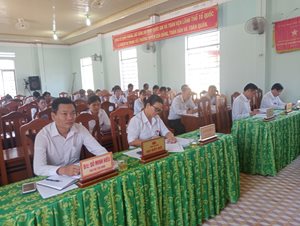 HĐND thị trấn Phú Túc tổ chức kỳ họp thứ tám, nhiềm kỳ 2021-2026